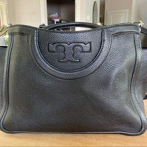 COPY - Tory Burch large leather satchel type tote.